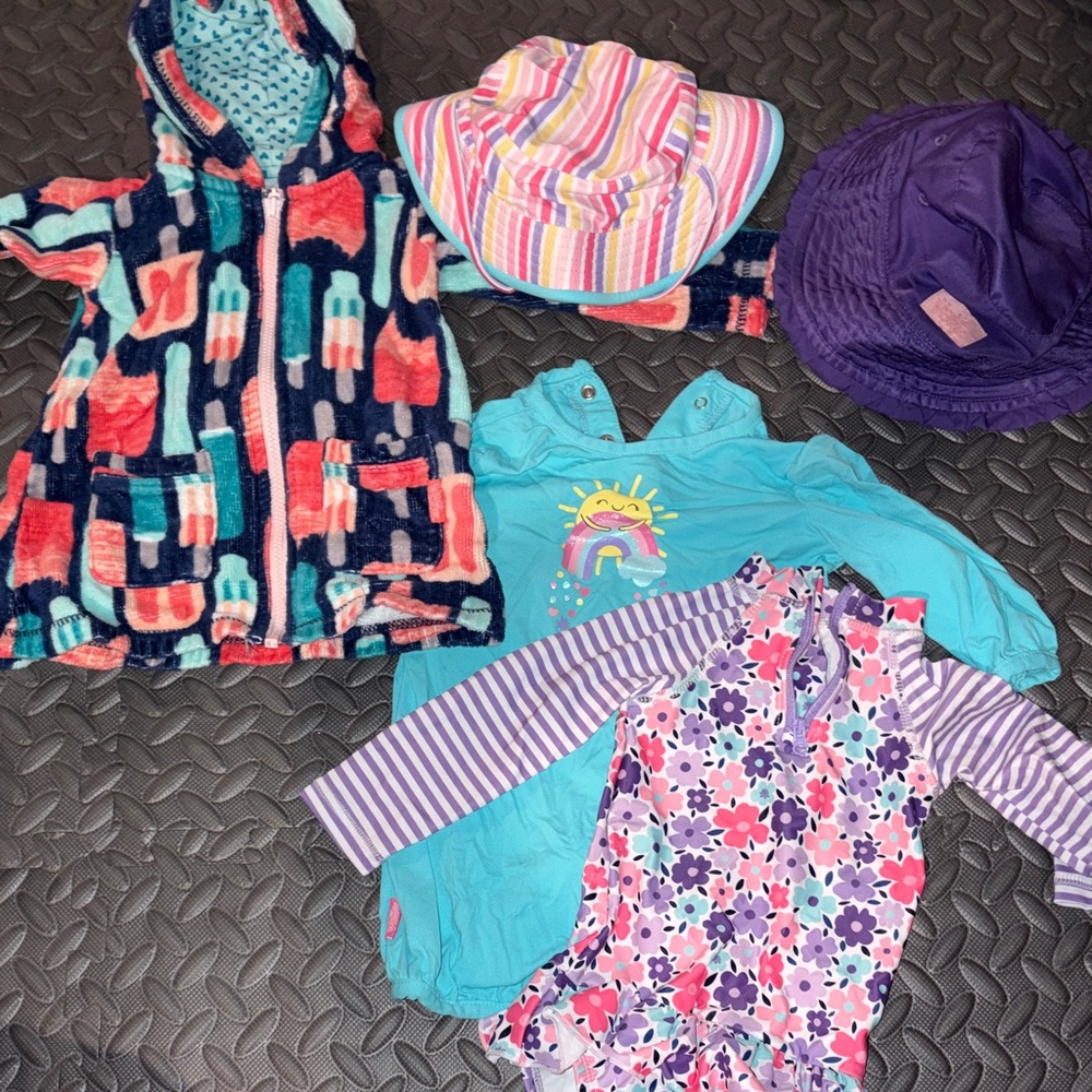 Bundle of 5 UV Skinz UPF 50+ swimwear 6-12 month